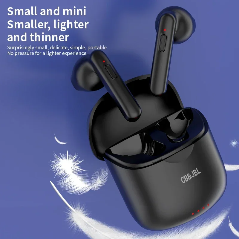 Original For CB&JBL Tune J220/T220 Wireless Bluetooth Earphones Gaming With Zero Delay For Men And Womens Sports Gamer With Mic