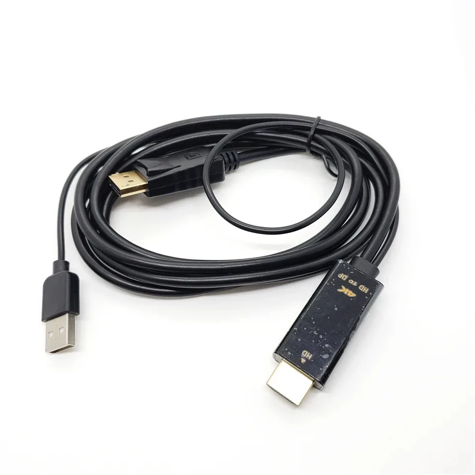 4K 60HZ HDMI-디스플레이 포트 케이블 1.8M HDMI 2.0-DP 6FT..