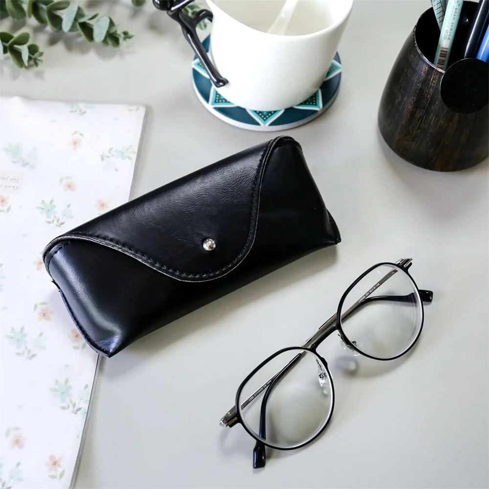 

Portable PU Leather Soft Glasses Case Luxury Designer Sunglasses Box Pouch for Men Women Hard Protector Eyeglasses Accessories