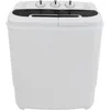 15LBS Portable Washing Machine, Electric Twin Tub Washer with Washer(9lbs) & Spiner(6lbs) & Pump Draining, for Home Camping Dorm 1