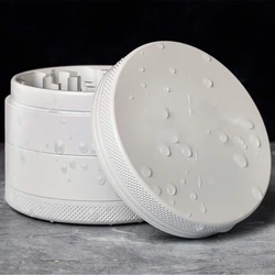 White Nonstick Ceramic Coating Spice Grinder with 4-Layer Design (63mm2.5in)