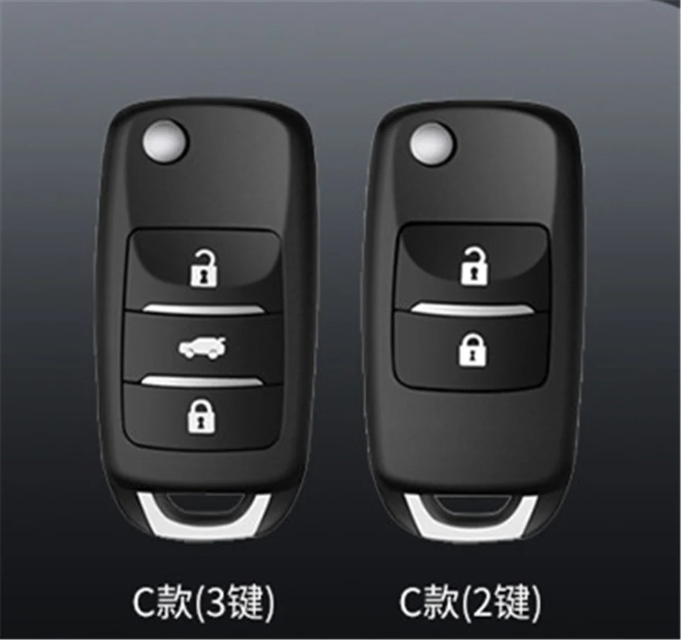 Cover per chiave/telecomando per auto custodia protettiva set fob per Changan CS75 EADO CS35 RAETON CS15 V3 V5 V7 2 pulsanti portachiavi remoto Shell - S43890b76ff1e417288ce54848e7090abd