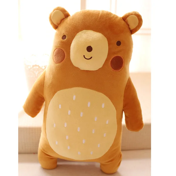 

candice guo cute plush toy lovely cartoon animal couple shy bear soft stuffed cushion hug pillow birthday Christmas gift 1pc