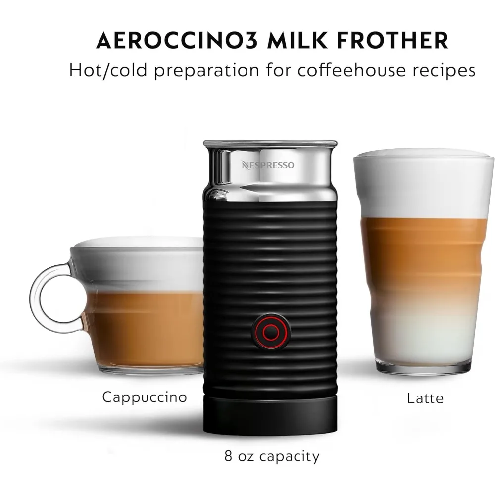 Coffee and Espresso Machine, Capsule coffee machine, household use, 5 Cups, Matte Black, 19.25 x 11 x 15.25 in 6