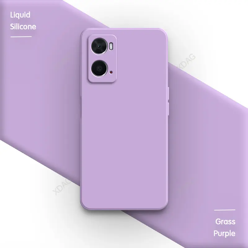 Official High Qualtiy Phone Case for OPPO A96 4G 6.59" CPH2333 Candy Soft Couples Back Cover Liquid Silicone Housing Accessories - Image 10