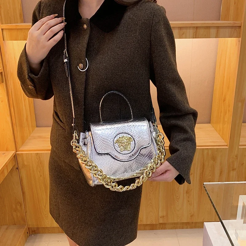 Famous Designer Women's Stylish Leather Crossbody Bag - Elegant Ladies Handbag Classic Tote Bag For Travel