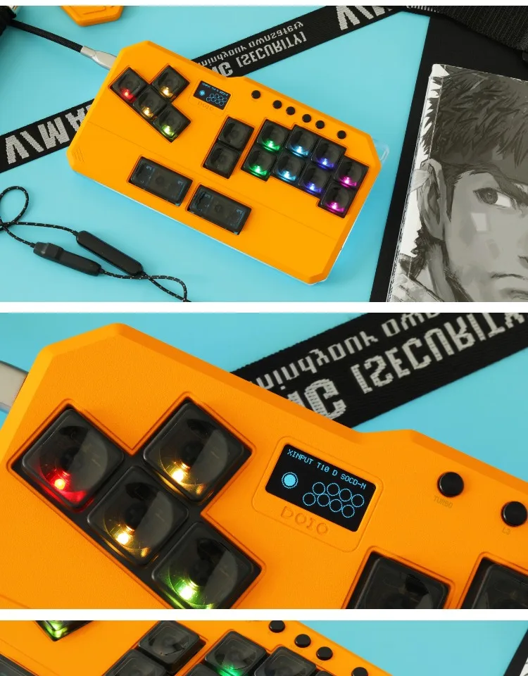 レバーレスコントローラー DOIO HITBOX KBHX-01HE PRO レバーレス