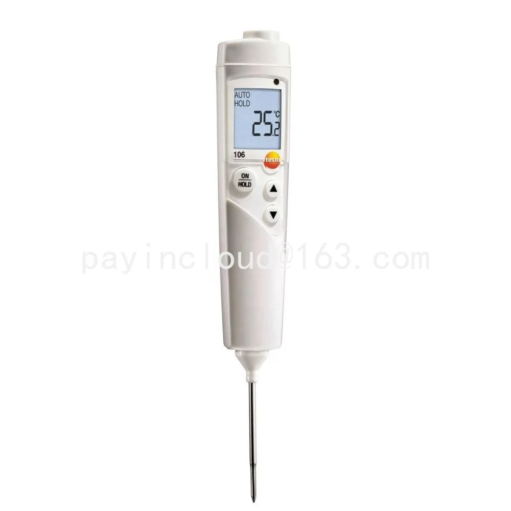 

New Waterproof NTC Thermocouple Digital Food Thermometer Testo 106 t106 With Alarm And HACCP Order NO. 0560 1063