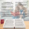 1 Corinthians 13 Bible Pillow Toy with Best Christian Gifts Stuffed Memory Sponge Bible Pillow Plush Toys  for Kids children 3