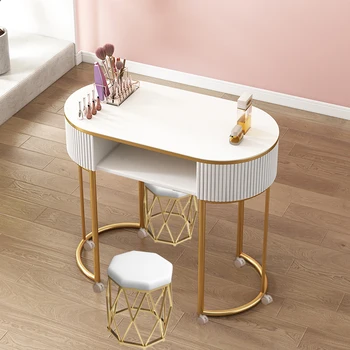 Forniture per unghie Tavoli per attrezzature Tavolo per manicure professionale Tavolo per saloni Trucco Conservazione Ricevimento Scrivania Nageltisch Designer