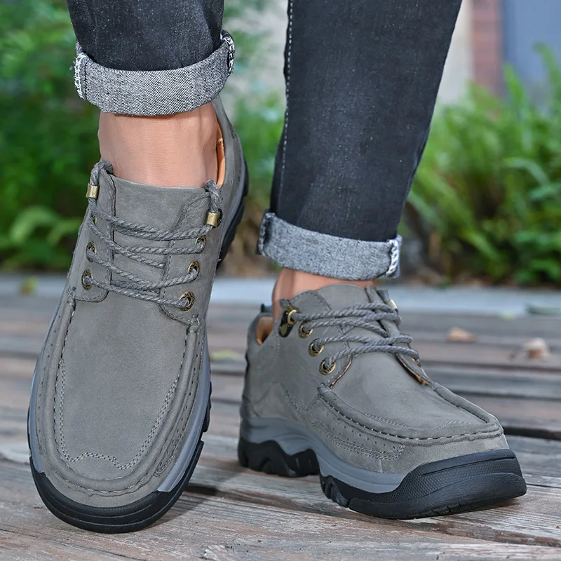 أحذية رجال الأعمال الرسمية الجديدة غير الرسمية - طبقة علوية من الجلد ناعمة ومريحة داخلية مع نعل مبطن وأحذية مداس غير قابلة للانزلاق