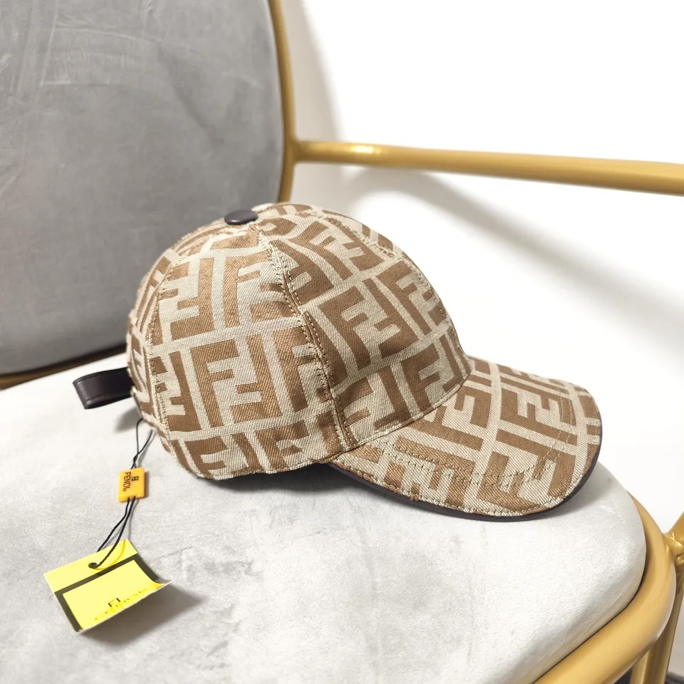 FENDI Cotton baseball cap with unisex embroidery - AliExpress