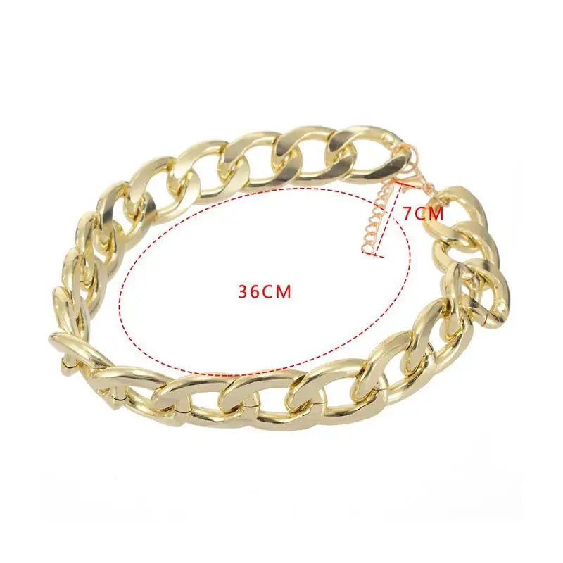 Steel Fashion Dog Chain Collars Strong Metal Pet Necklace Gold Silver Black  For Large  Bulldog Collar Dogs Decorative Necklace