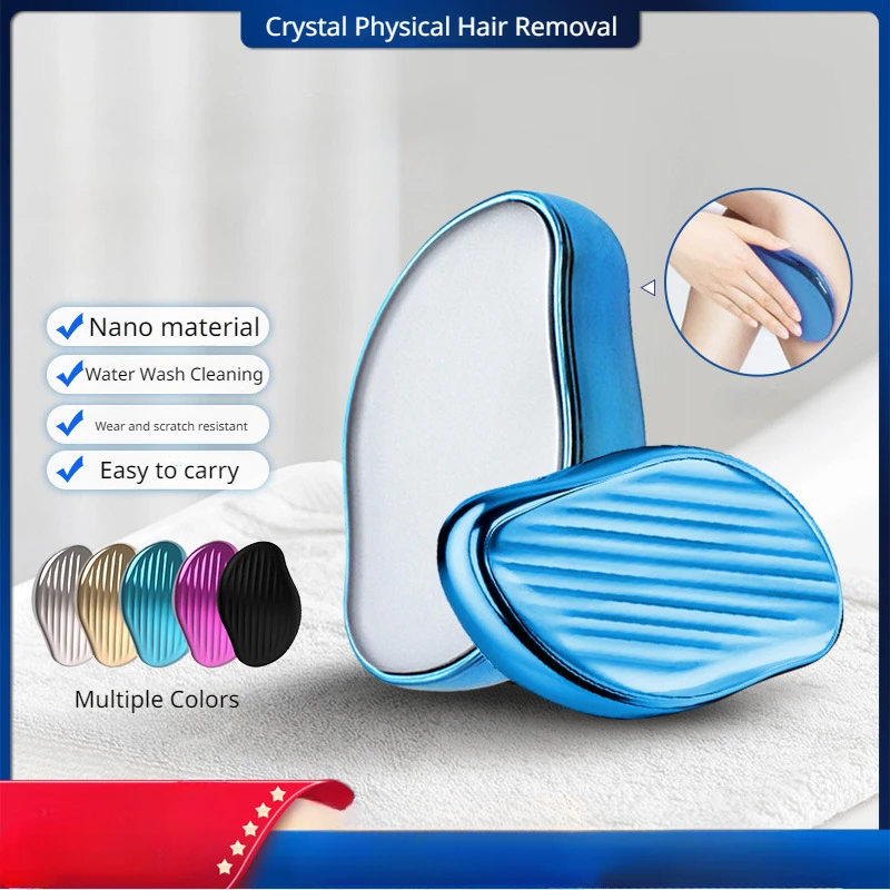 

Epilator Man Women Painless Depilatory Crystal Physical Hair Removal Depil Unisex Reusable Body Care Easy Cleaning Tools 2023