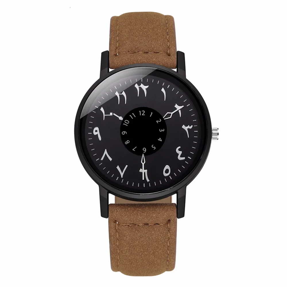 Casual Frosted Belt Small Delicate Women Arabic Numbers Watch Luxury Leather Fashion Creative Dial Simple Style Quartz Watches 6