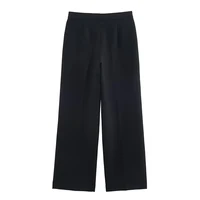 Women's Suit Pants Two-Piece Set Buckle Decoration Long Sleeve Blazer Coat + Straight-Leg Pants 2 Pieces Sets Chic Woman Outfits - Image 6