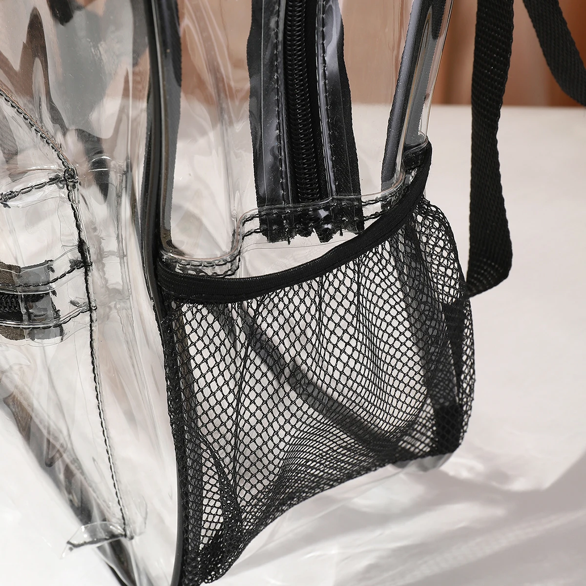 PVC Backpack with Large Capacity, Storage Bag, Waterproof and Anti Fouling Bag, Organizer Bag, Women's Backpack