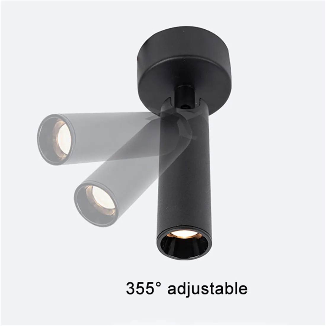 Industrial Narrow Beam Ceiling Spotlights 3W 5W Surface Mount Pin Spot Light For Jewelry Museum Gallary Picture Light