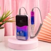 Coreless Motor Handle 35000RPM Portable Professional Nail Drill with Desktop Base 35K Cordless Battery Wireless Powerful Wave 5
