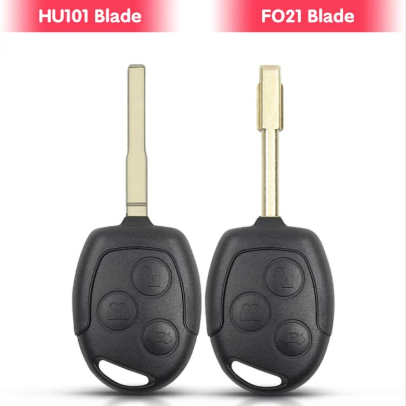 3 Buttons Remote Car Key Shell for Ford Mondeo Focus 2 3 Festiva Fiesta Transit Key Remote Case with FO21 HU101 Blade