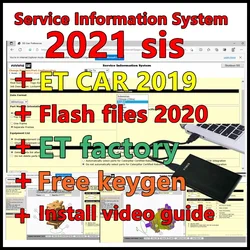 STW SIS 2021 Caterpillar Full Service + ET CAT 2019 keygen + Flash files 2020 + Factory Keygen +install Video for Cat in 500GHDD