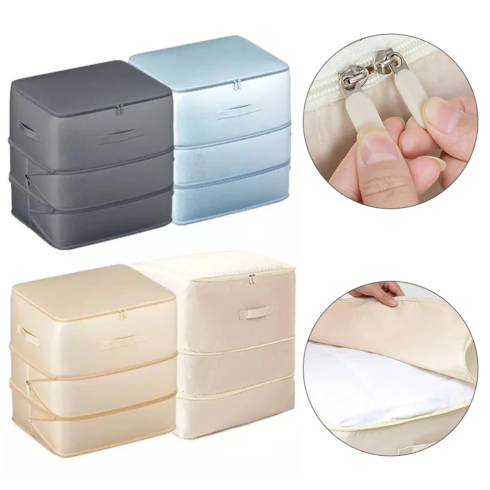 Self Organizer Duvet Storage Bag Foldable for Blankets Bedding Moving Traveling