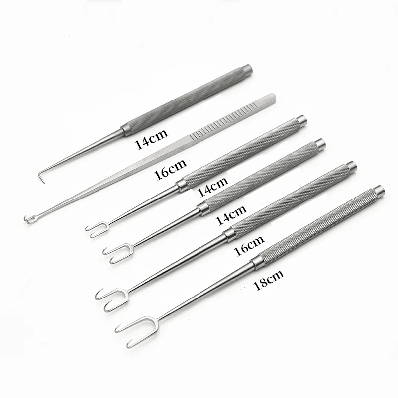 

Eyelid Eye Bag Hook Double Eyelid Plastic Surgery Instrument Tool Round Handle Nasal Cavity Hook