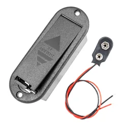Enhanced 9V Battery Case with User - Friendly Design (Set)