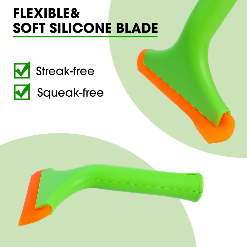 Window Wiper Silicone Scraper Vinyl Squeegee Window Tinting Squeegee Automotive Film Tools Car Window Glass Silicone Scraper Auto Water Wiper Cleaning Tools Vehicle Windshield Home Mirror Wrap Viny Film Squeegee Scraper