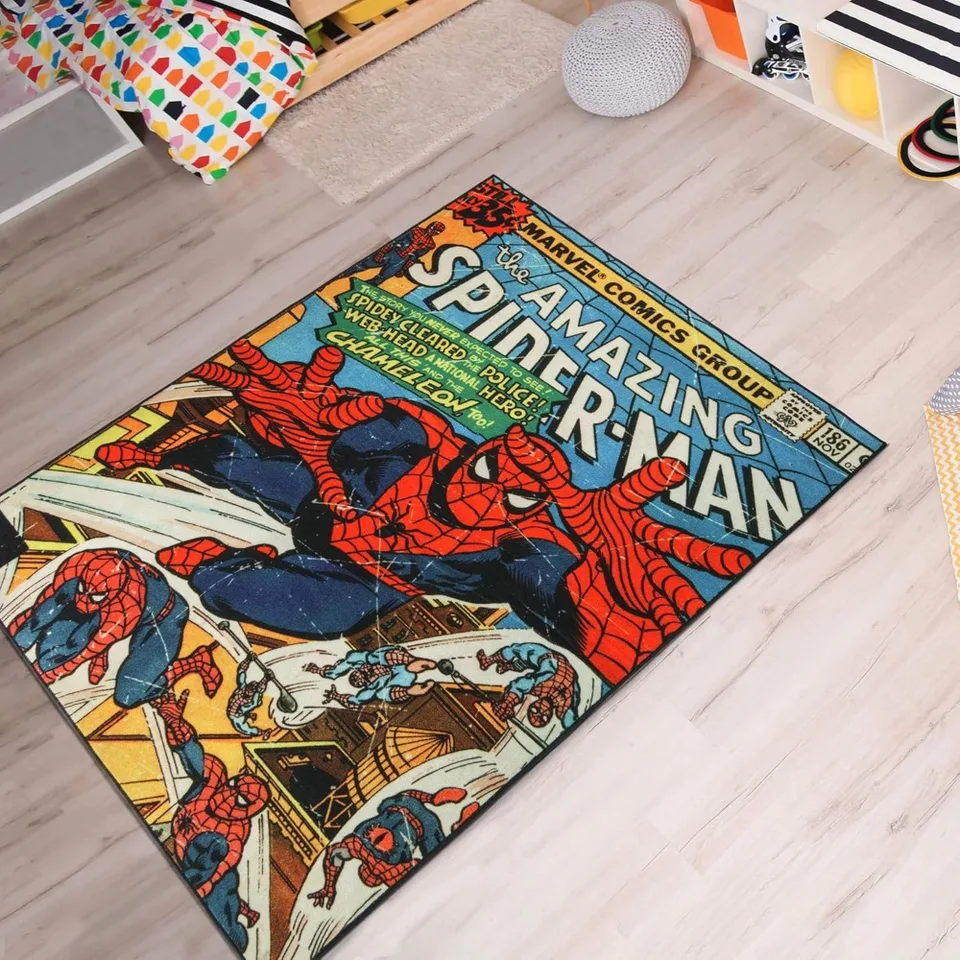Marvel Spiderman Large Non Slip Indoor Area Rug