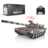 2.4Ghz HENG LONG 1/16 RC Tank 7.0 Plastic Version Russia T90 3938 RTR Model Infrared Speaker BB Unit Smoking Toy TH17858 1