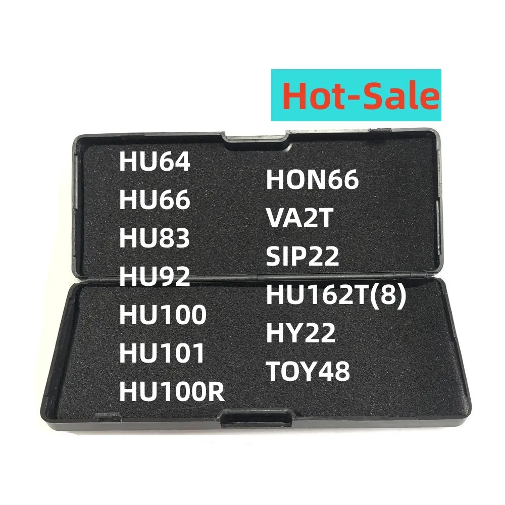 2 in 1 tool Lishi 2 in 1 NSN11 HU87 MAZ24 NSN14 TOY43AT FO38 MIT8 HU64 HU66 HU100 HU100(10) HU101 HU100R VAG2015 HU162T(8) TOY48 SIP22 HY22
