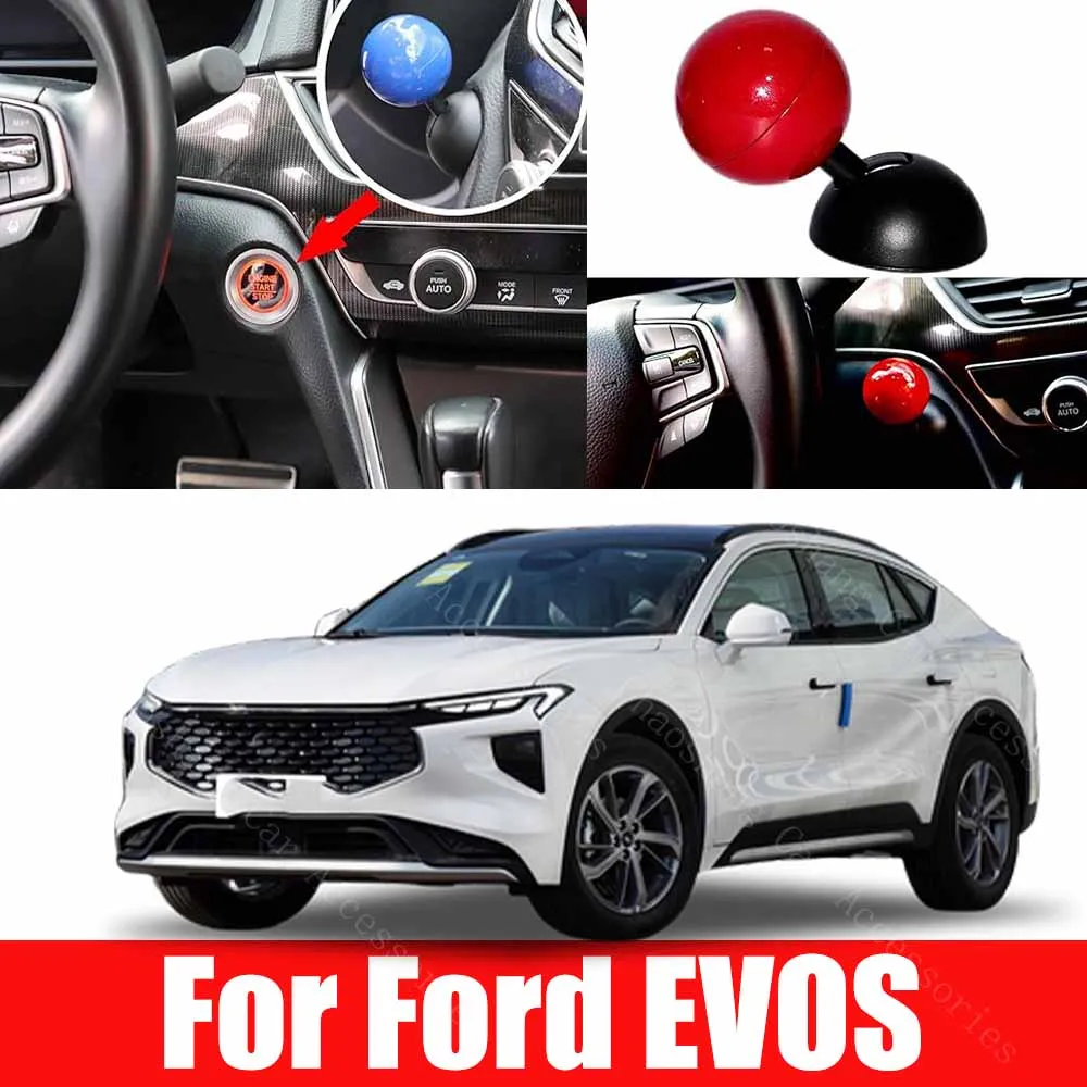 

For Ford EVOS Car Engine START Button Replace Cover STOP Switch ball style Car Accessories Stop Switch Accessories Decoration