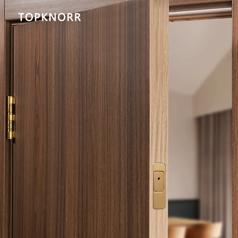 Invisible Magnetic Hidden Latch Wooden Door Anti-theft Door Concealed Hidden Latch Double Mother Silent