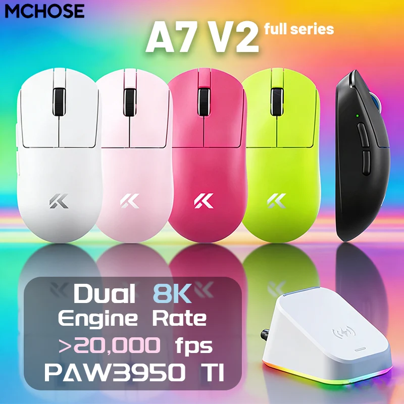 Игровая мышь MCHOSE A7V2 Ultra Plus, обзор, отзывы, характеристики, купить