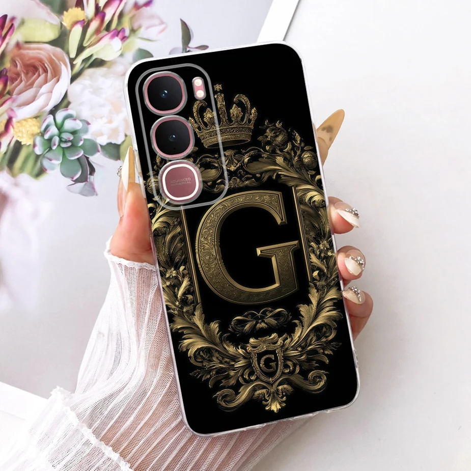 Stylish Crown Letters Soft Silicone Phone Case Cover