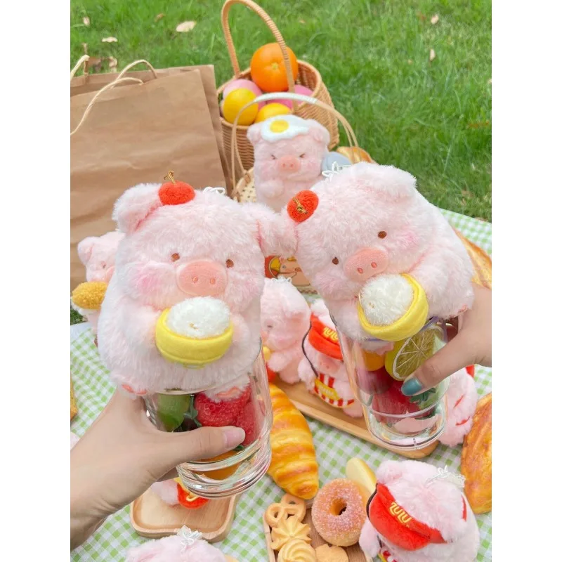 Canned LuLu 돼지 배달 가방 펜던트 블라인드 박스, 귀여운 애니메이션 주변 키체인 장난감, 서프라이즈 미스터리 생일 선물, 소녀용 인형