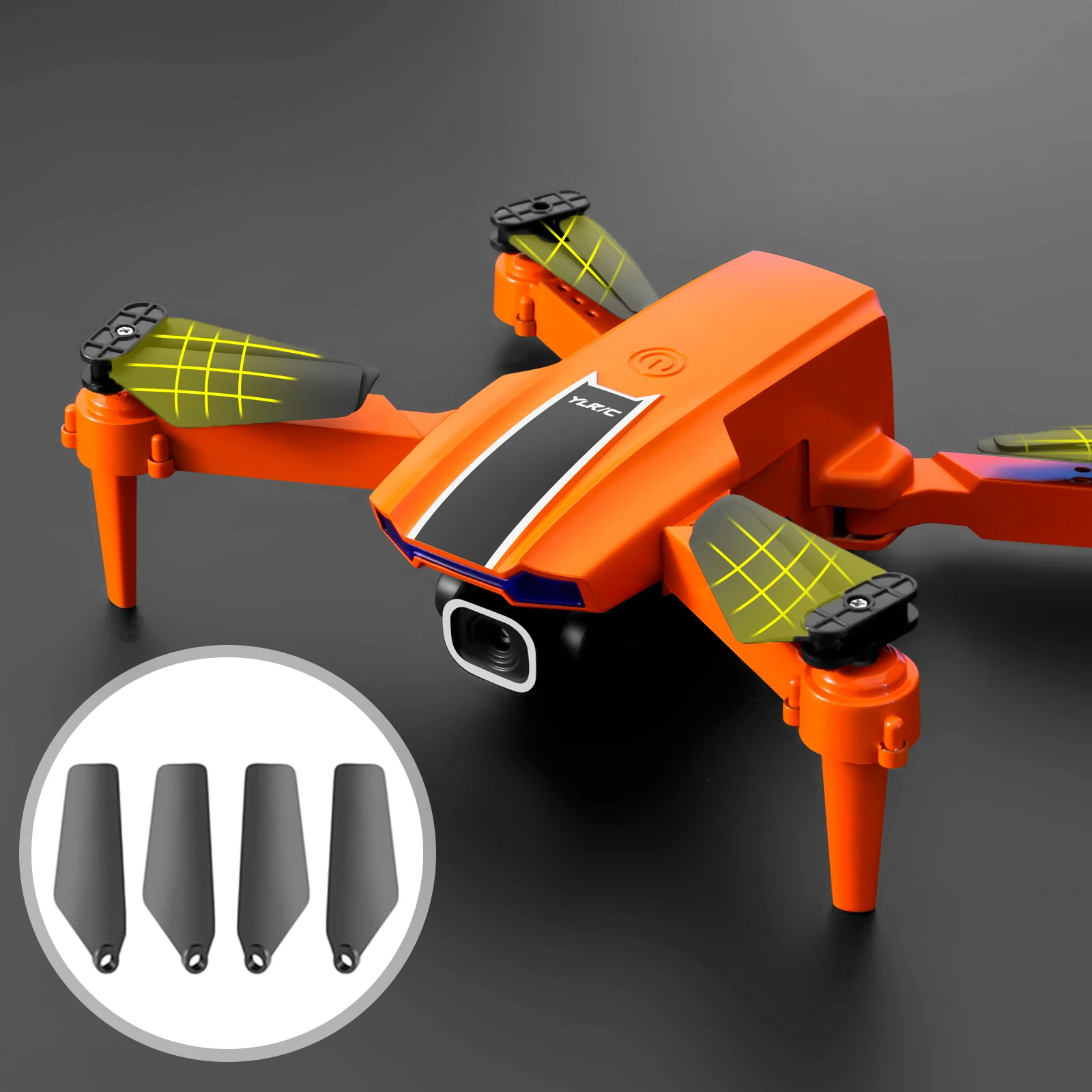 YLR/C S65 8개 접이식 프로펠러 프로프 블레이드 키트 드론 윙 팬 예비 부품