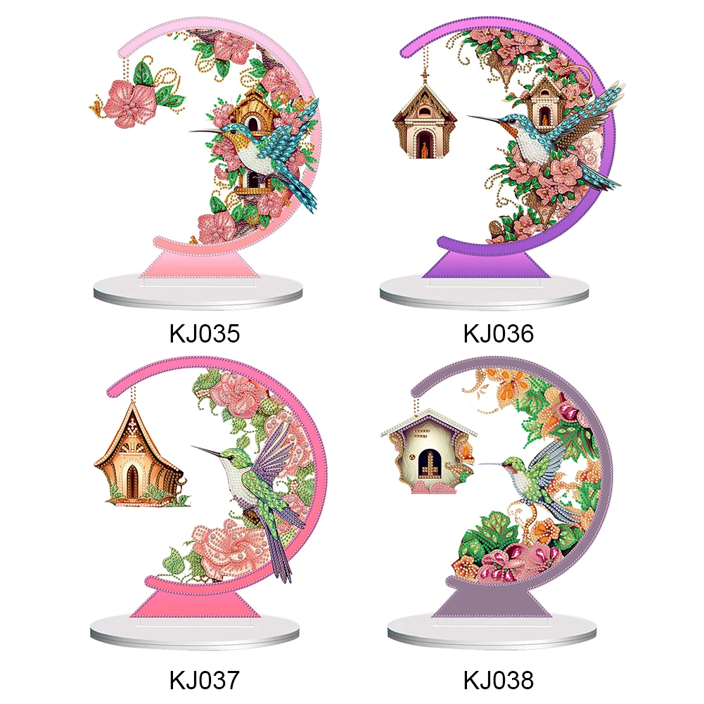 DIY Moon Diamond Art Painting Ornament