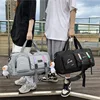 Large Capacity Sports Gym Bags Women Wet Dry Handbag Waterproof Crossbody Bag Fashion Travel Bag with Shoes Compartment Luggage 3