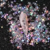 Holographic Star Four-pointed Star Nail Paillettes Sparkly Laser Design Sequin Charm Glitter Flake Shinning Manicure Decor Slice 4