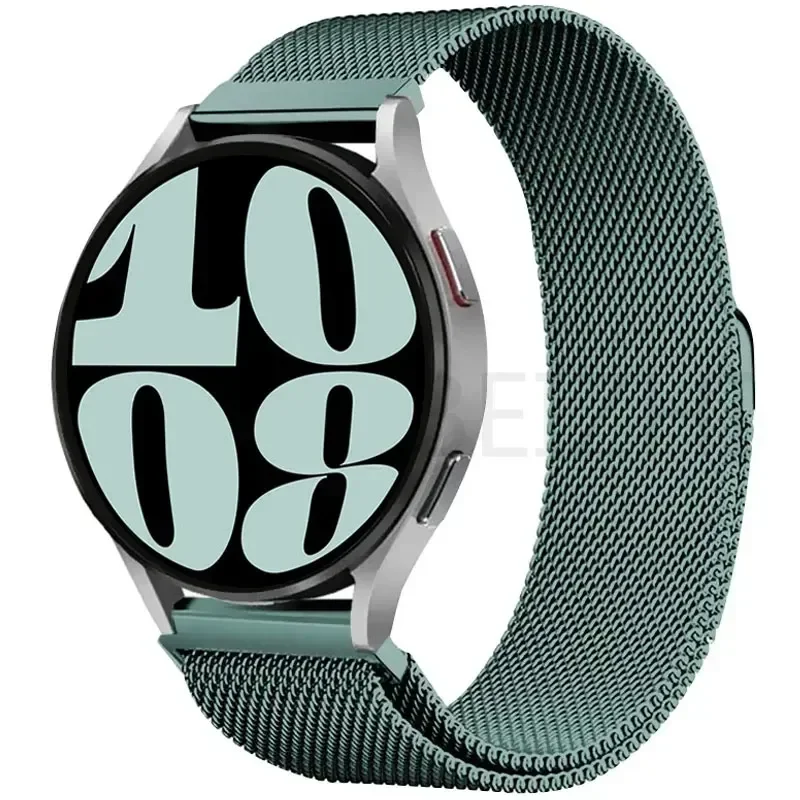 Elegant Milanese Loop Metal Magnetic Bracelet - Universal 20mm/22mm Band Strap