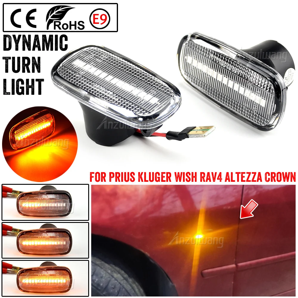 2pcs Led Side Marker Light For Lexus Is300 Is200 Ls430 Scion Xb Xa