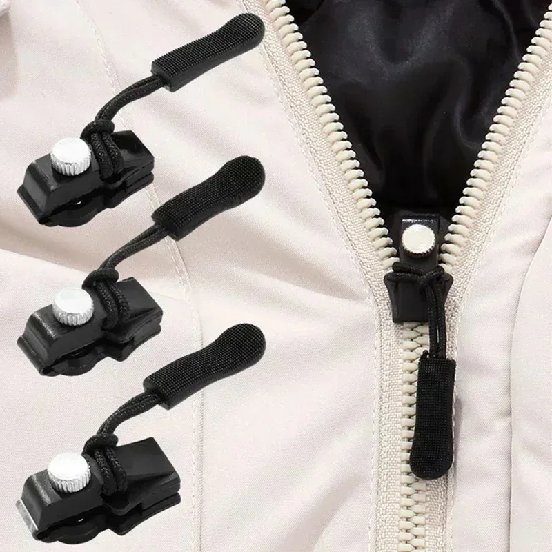 Universal Zipper Repair Kit with Metal Slider and Lock for Clothing