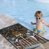 Home He Vikings Pattern Bath Towel Microfiber Soft Water Absorbing Breathable For Girl Kids Decorative Cartoon Beach Towel 3