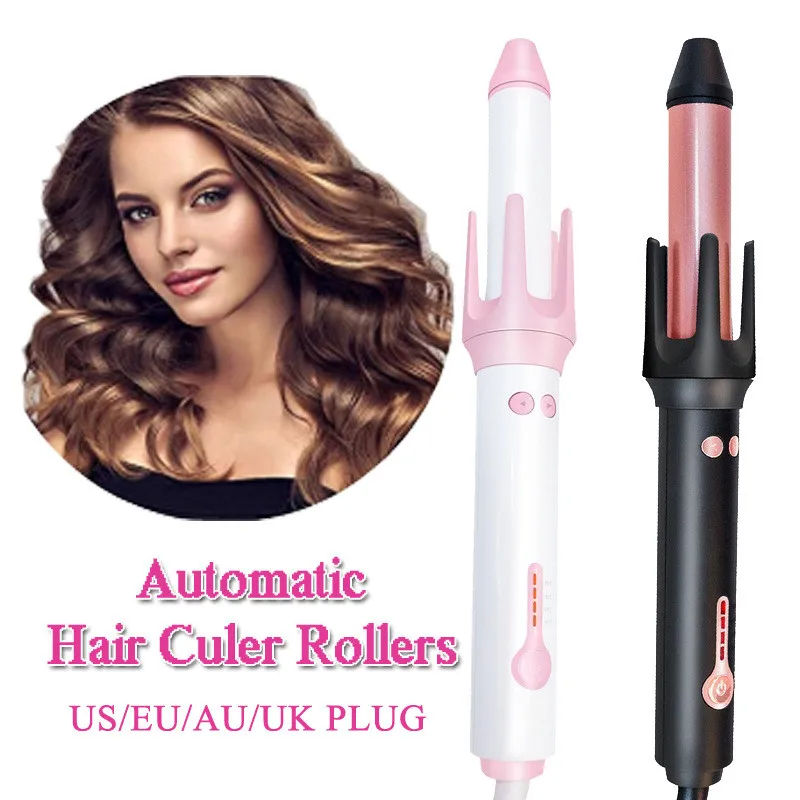 Professional Lcd Automatic Hair Curler Rollers Spiral Ceramic Fast