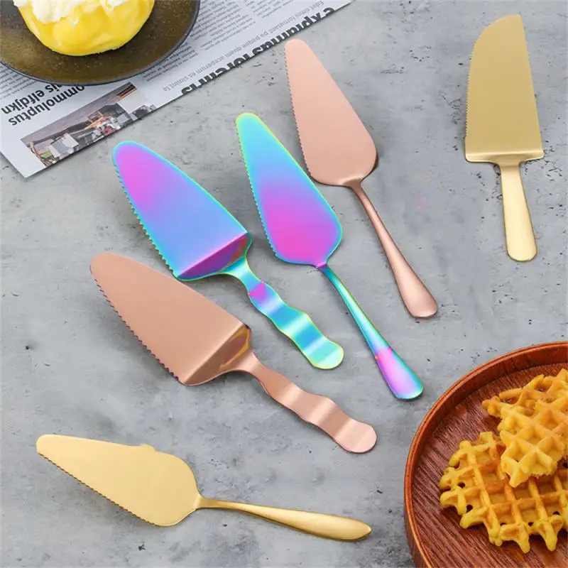 Baking supplies cake tools Stainless Steel Cake Shovel Set Stainless Steel Spatula Baking Tool Cake Shovel Butter Knives For Pie/Pizza/Cheese/Cake Tools