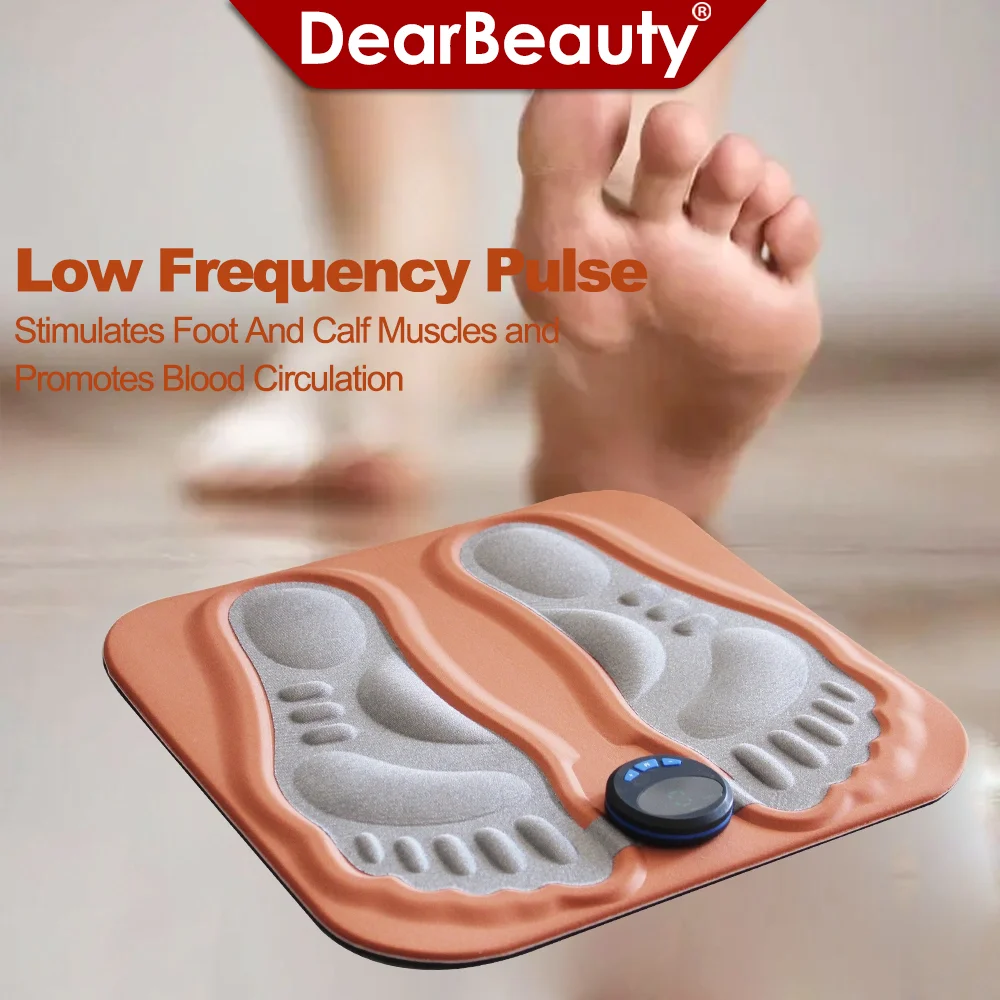3D Smart Foot Massage Pad Feet Massager 6 Modes 15 LevelsImprove Blood Circulation Relax Muscles Slim Legs Rechargeable Foot Pad 1