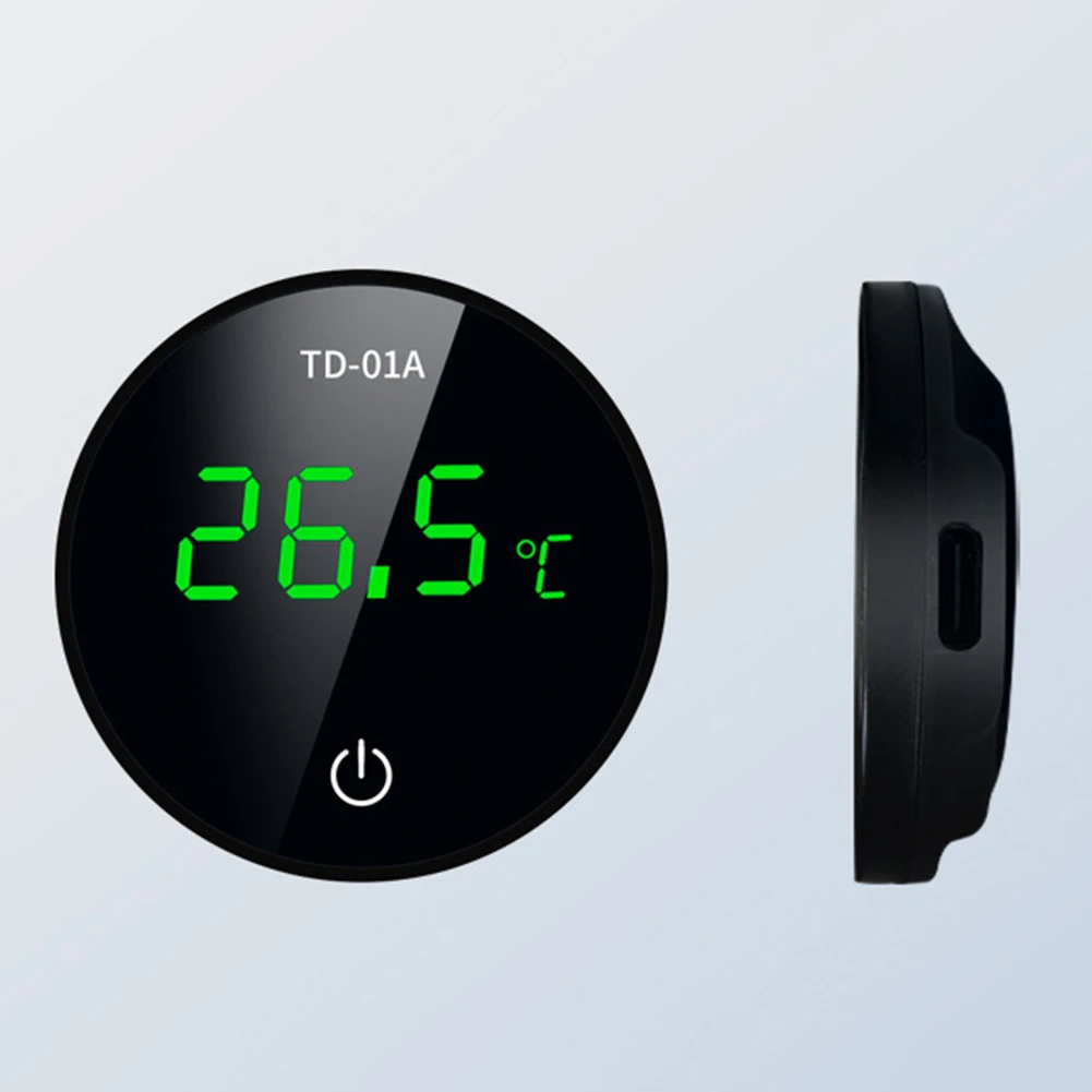 5cm Fish Tank Thermometer 0.1 &deg; C Measurement Accuracy 3D Digital Aquarium Temperature Measurement animal thermometer