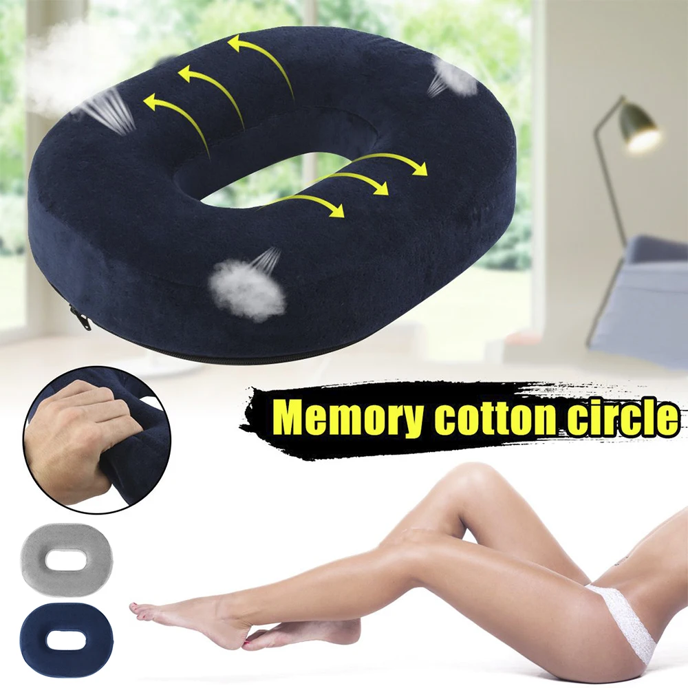 Description Picture 4 of itemMemory Foam Comfort Donut Ring Chair Seat Cushion Pillow for Pregnant Woman Sedentary People Travel Office Pain Relief Hot Sale